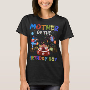 Camiseta Mãe Do Nascimento Do Circo Do Aniversário