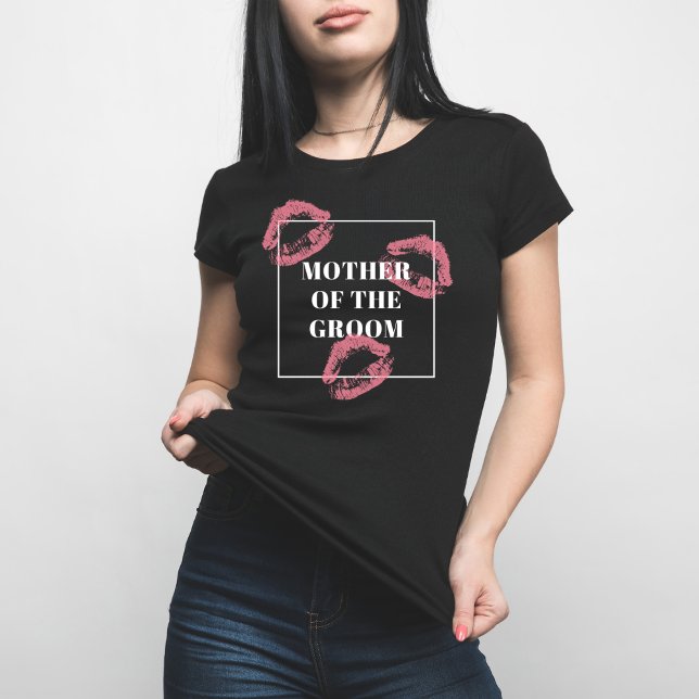 Camiseta Mãe Do Noivo Moderno Personalizado (Criador carregado)