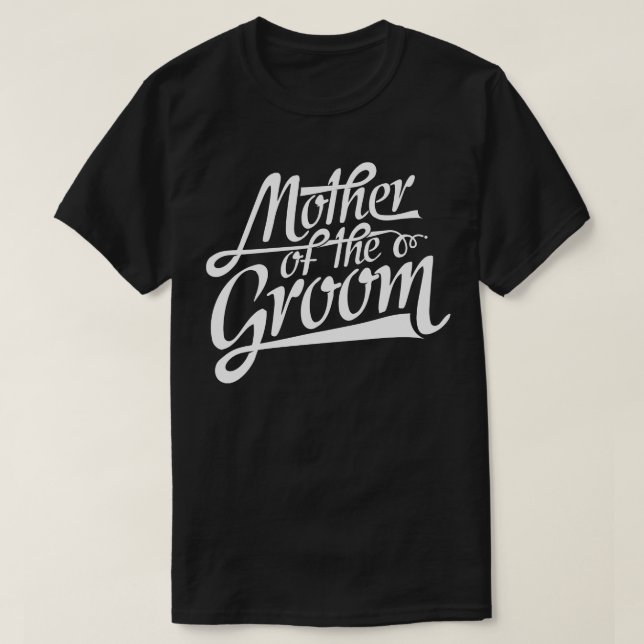 Camiseta Mãe do noivo presente de casamento (Frente do Design)