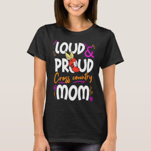 Camiseta Mãe do País Cruzado Correndo Muito Orgulhoso