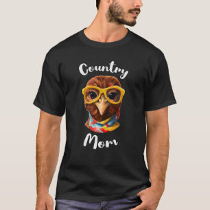 Camiseta Mãe do País para a Fazenda ou mãe de vaca de um Pa
