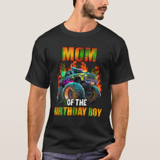Camiseta Mãe do Par de Aniversário do Monstro do Aniversári