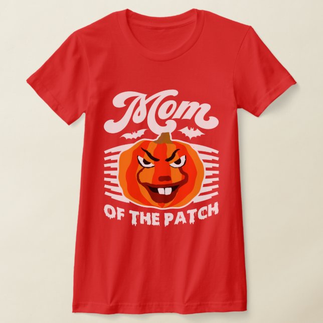 Camiseta Mãe do Patch - Feliz Feliz Dia das Bruxas (Postura )