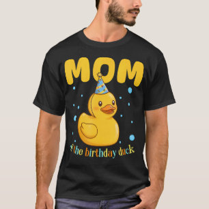 Camiseta Mãe Do Pato De Aniversário Pato De Borracha Famíli