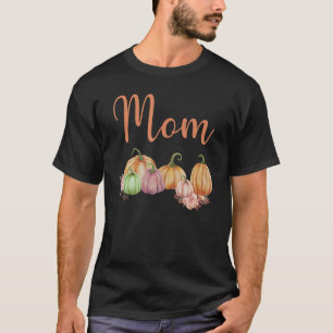 Camiseta Mãe Do Pequeno Pumpkin Primeiro Aniversário Do Out