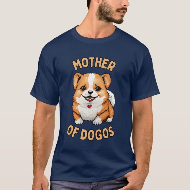Camiseta Mãe do presente de Dogos (Frente)