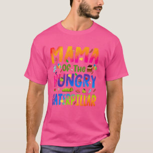 Camiseta Mãe Do primeiro aniversario B da lagarta faminto