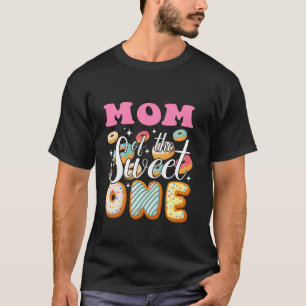 Camiseta Mãe Do Primeiro Aniversário Do Doce Um Partido De