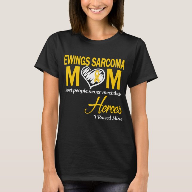 Camiseta Mãe do Sarcoma de Ewing Eu Criei o Meu (Frente)