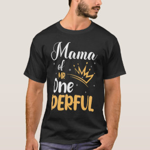 Camiseta Mãe Do Sr. Um Feliz Aniversário Para Mim Mãe