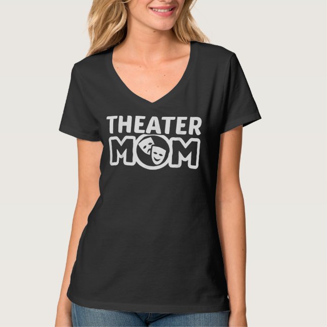 Camiseta Mãe do Teatro | Lover de teatro em exercício (Frente)