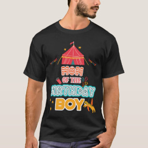 Camiseta Mãe do Tema do Circo Birthday Garoto que Correspon