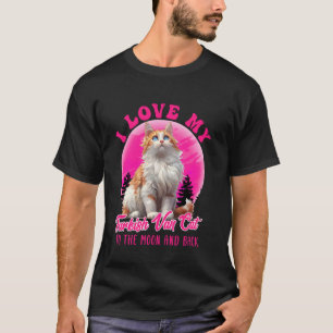 Camiseta Mãe do Turkish Van EU AMO MEU GATO TURCO Vintag
