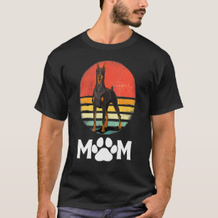 Camiseta Mãe Doberman Cadela Mãe Pet Pinschers Dobie Mamãe