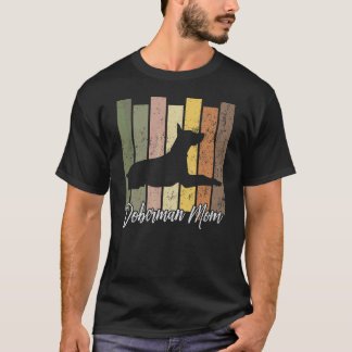 Camiseta Mãe Doberman Pinscher Cão Doberman Pinscher