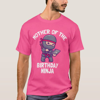 Camiseta Mãe dos amigos Ninja de aniversário