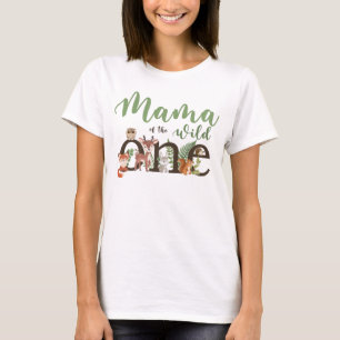 Camiseta Mãe dos Animais do Jardim Zoológico Selvagem de