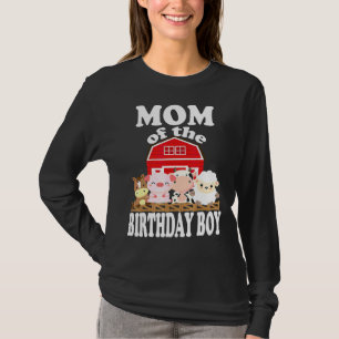 Camiseta Mãe Dos Bichos De Criança De Aniversário Parte Do