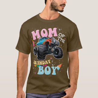 Camiseta Mãe dos Caminhões do Monstro do Aniversário