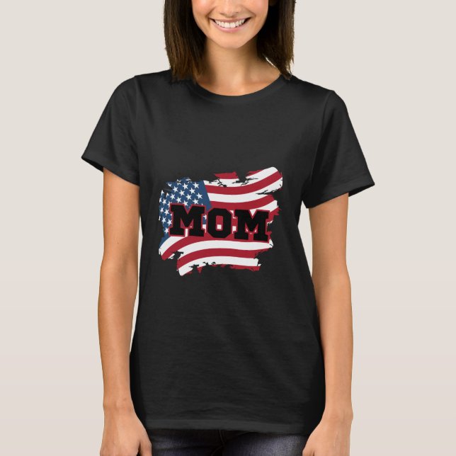 Camiseta Mãe dos EUA (Frente)