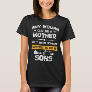 Camiseta Mãe dos Filhos Engraçado Presente de Dia de as m