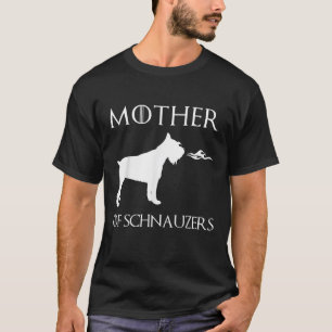 Camiseta Mãe Dos Schnauzers Novidade Irivalente Do Dia de a