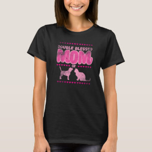 Camiseta Mãe Duplamente Abençoada Apenas Uma Mãe Que Ama Se