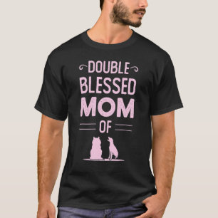 Camiseta Mãe Duplamente Abençoada Apenas Uma Mãe Que Ama Se