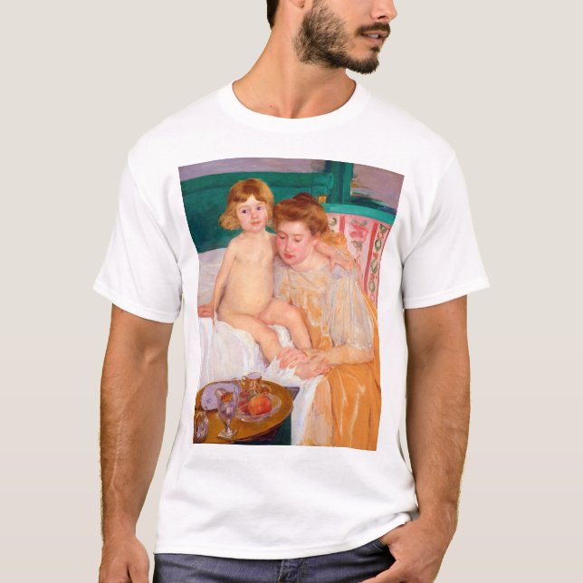 Camiseta Mãe e Criança, Mary Cassatt (Frente)