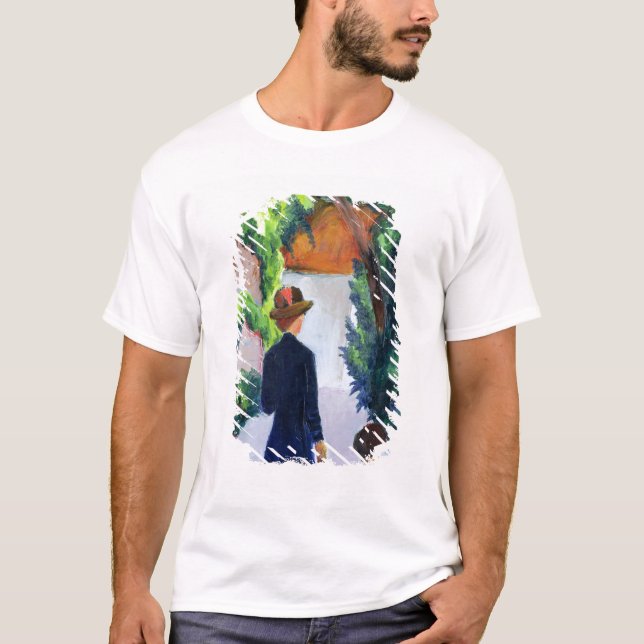 Camiseta Mãe e criança no parque, 1914 (Frente)