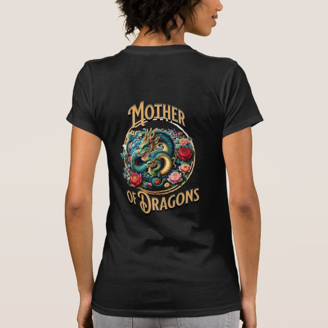 Camiseta Mãe e Dragão Bebê (Verso)