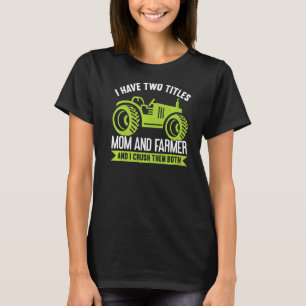Camiseta Mãe e fazendeiro Fazenda de Mamães da mãe