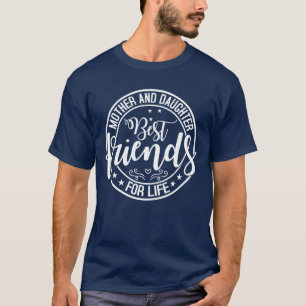 Camiseta Mãe e Filha são os melhores amigos da vida Mãe Mam