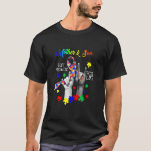 Camiseta Mãe e Filho Melhores Amigos Para a Vida Faixa de A
