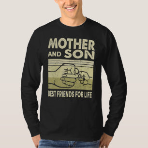Camiseta Mãe E Filho Melhores Amigos Para A Vida Mãe