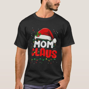 Camiseta Mãe e Pai Claus Natal Papais noeis Mulheres Famíli