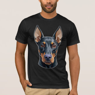 Camiseta Mãe e Pai Doberman Pinscher