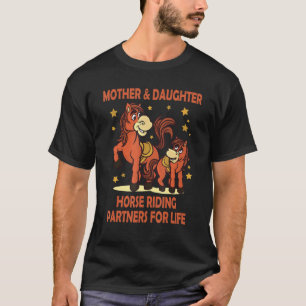 Camiseta Mãe E Parceiros Anteriores Hormonas Horsebac