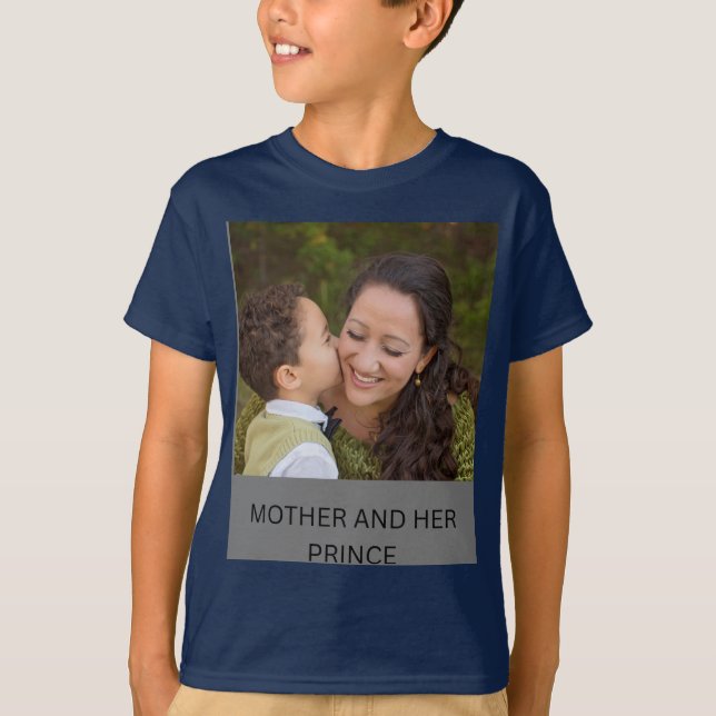 CAMISETA MÃE E SEU PRÍNCIPE (Frente)