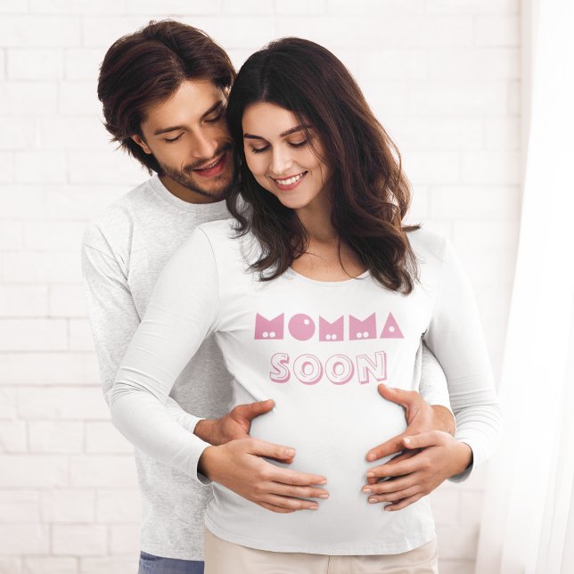 Camiseta Mãe em breve (Criador carregado)