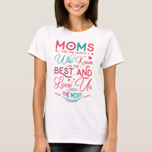 Camiseta mãe engraçada A definição da mãe nos ama mais