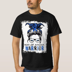 Camiseta mãe engraçada do guerreiro ataxia, design ataxia a
