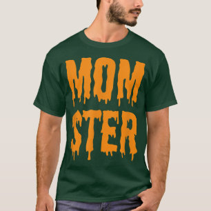 Camiseta Mãe Engraçada Mãe Monstro das Halloween
