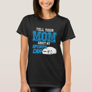 Camiseta Mãe Esportes Carro Encontro Encontros Casuais Aut