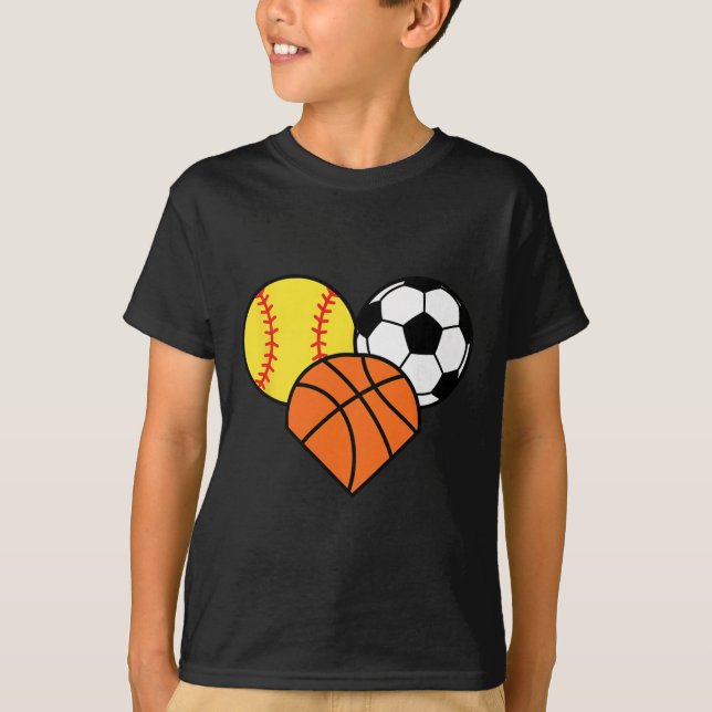 Camiseta Mãe Esportes Coração Futebol Esboço Vender Softll  (Frente)