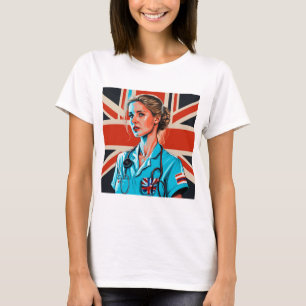 Camiseta Mãe Esposa Enfermeira T-Shirt