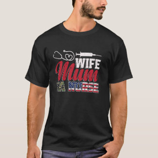 Camiseta Mãe Esposa Enfermeira VA