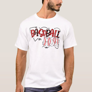 Camiseta Mãe Esquadrão Leopardo Imprima Baseball Mãe Mulher