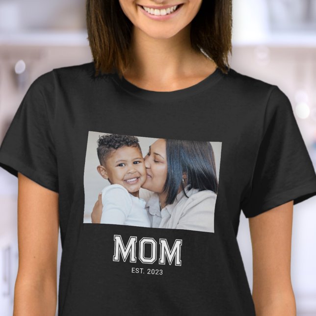 Camiseta Mãe Estabeleceu Foto CAPS (Criador carregado)