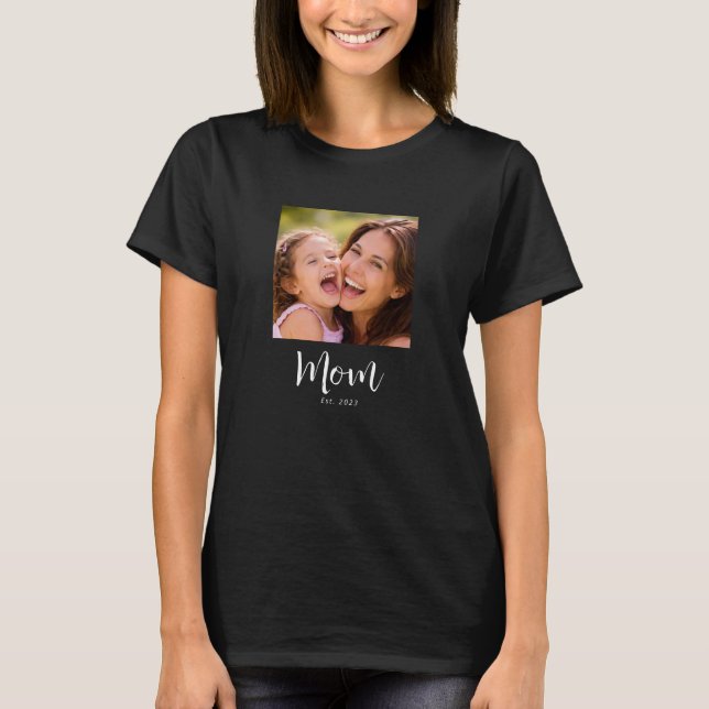 Camiseta Mãe Estabeleceu Foto do Roteiro (Frente)